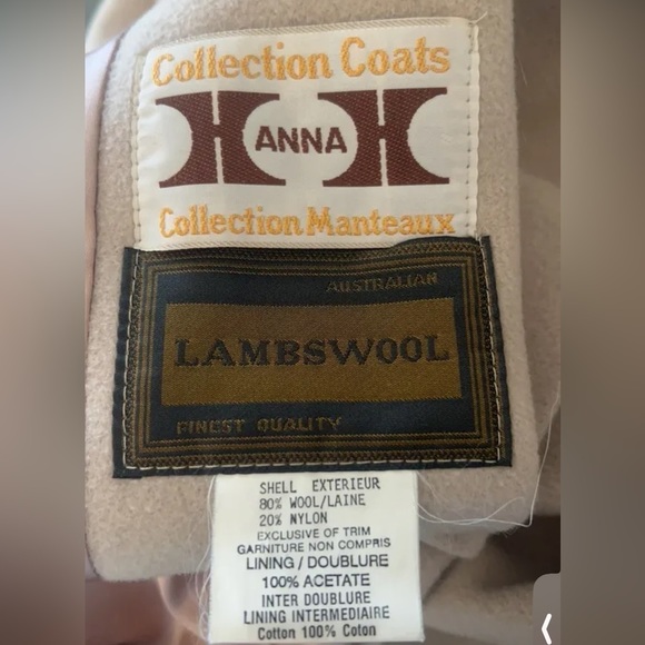 HANNAH Vintage Australian Lambswool Longline Dress Coat - Picture 2 of 6